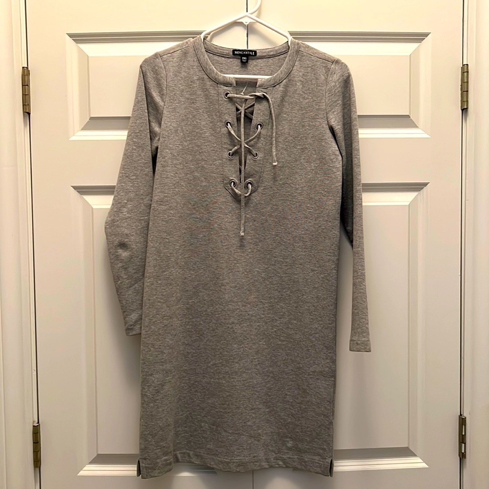 J. CREW Mercantile-  Front Lace Dress- XXS